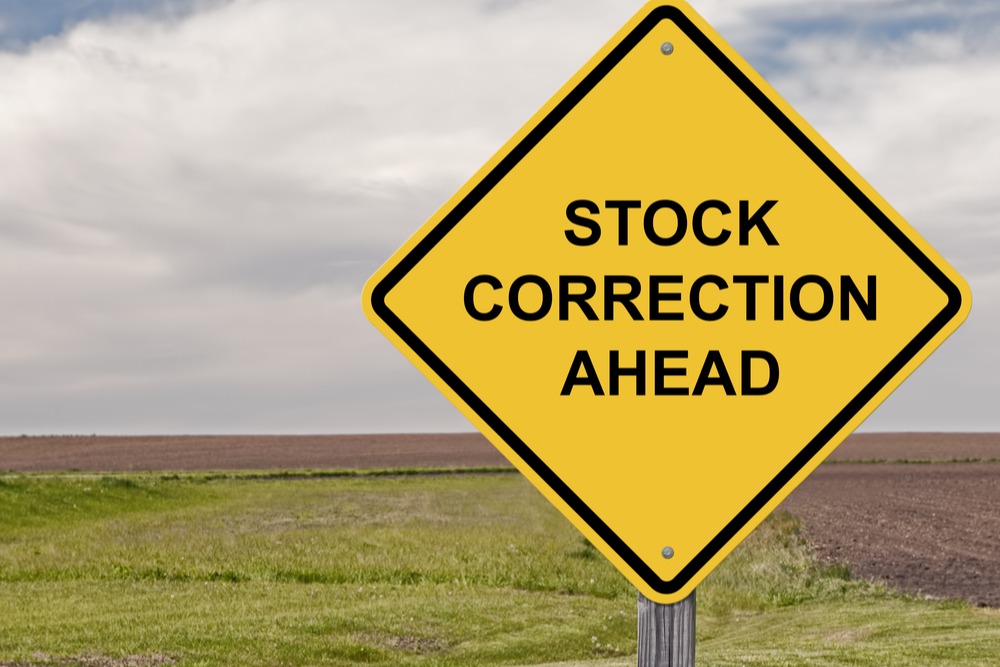 Stock market correction
